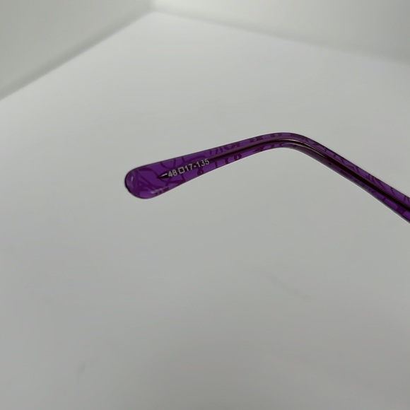 DAVID BENJAMIN FOR EUROPE Metallic Purple Eyeglasses - Picture 14 of 15